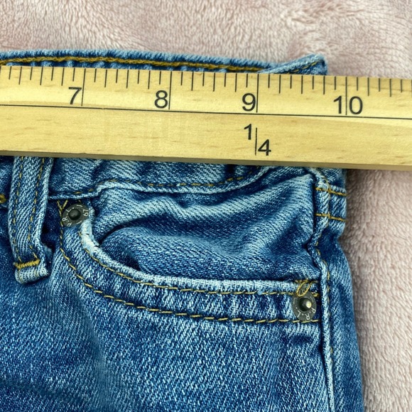 Polo Ralph Lauren Jeans Girls 3T Astor Slim Boyfriend Blue Jeans Logo Print - Picture 6 of 10